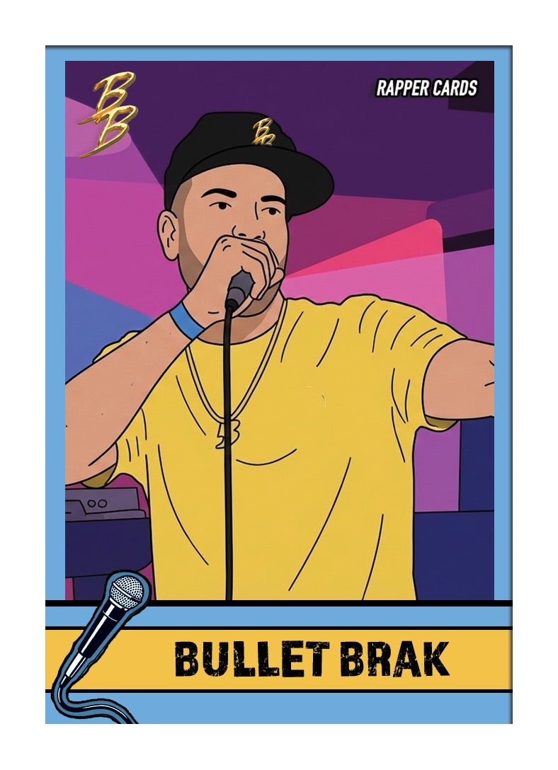 Bullet Brak x Rapper Cards (Cartoon Edition)