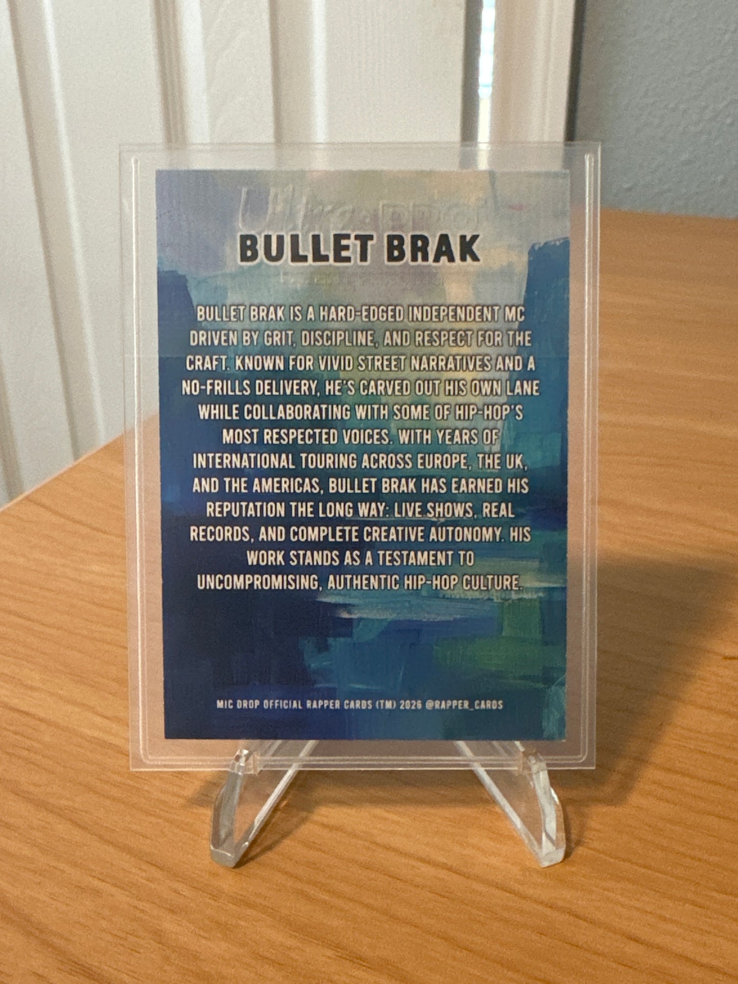 Bullet Brak x Rapper Cards (Cartoon Edition)